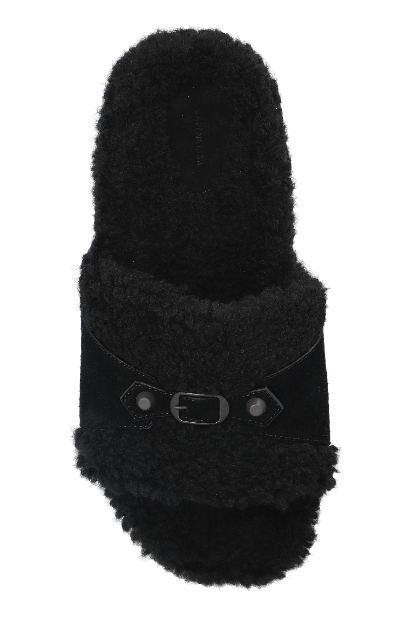 Balenciaga Slippers with faux fur | Women's | Vitkac
